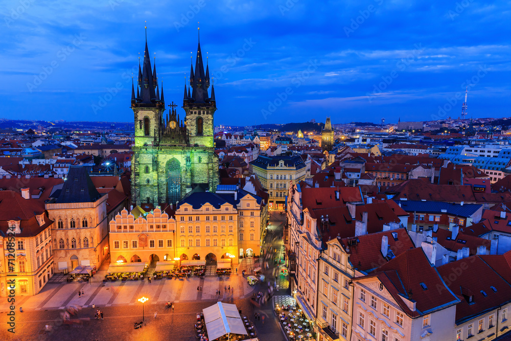 Old Town & Tyn Cathedral, Prague Czech Republic