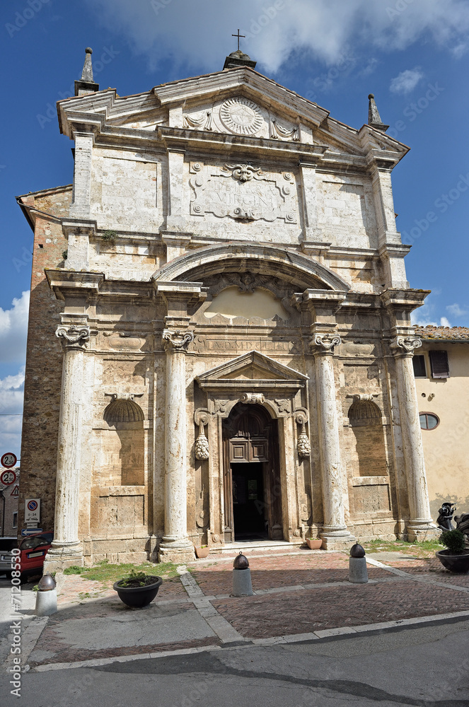 Obraz premium Chiesa di Santa Lucia a Montepulciano