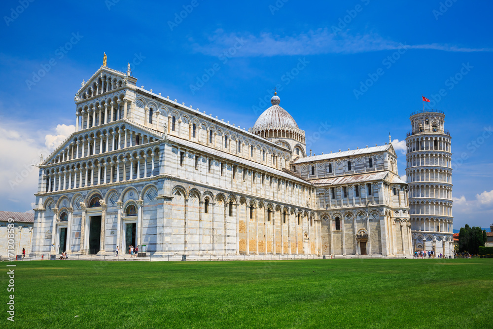 Pisa Cathedral with the Leaning Tower of Pisa, Italy