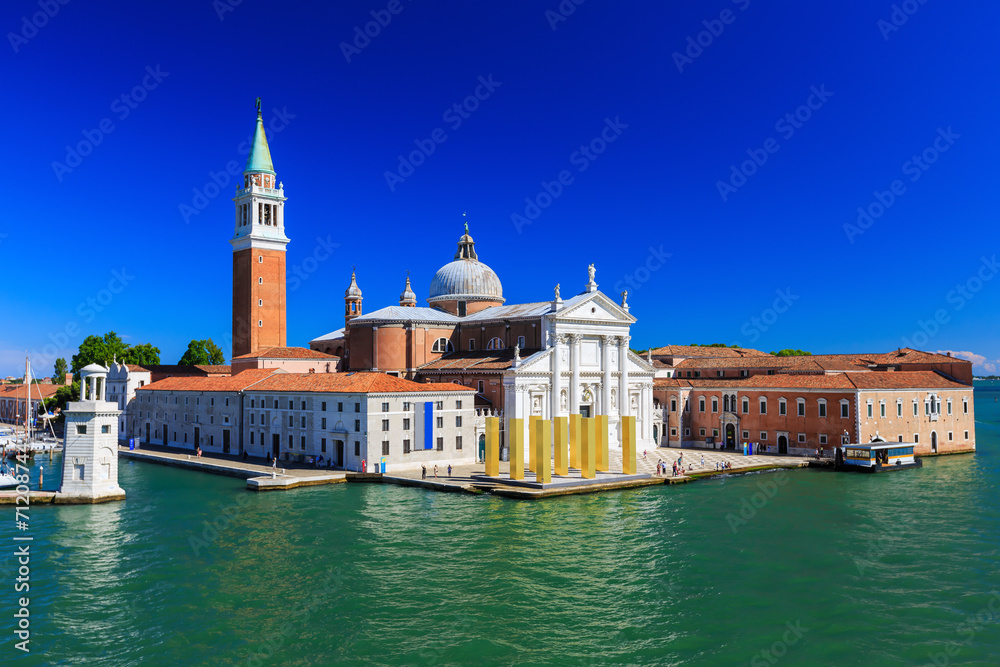 Chiesa di San Giorgio Maggiore and bell tower, Venice Italy