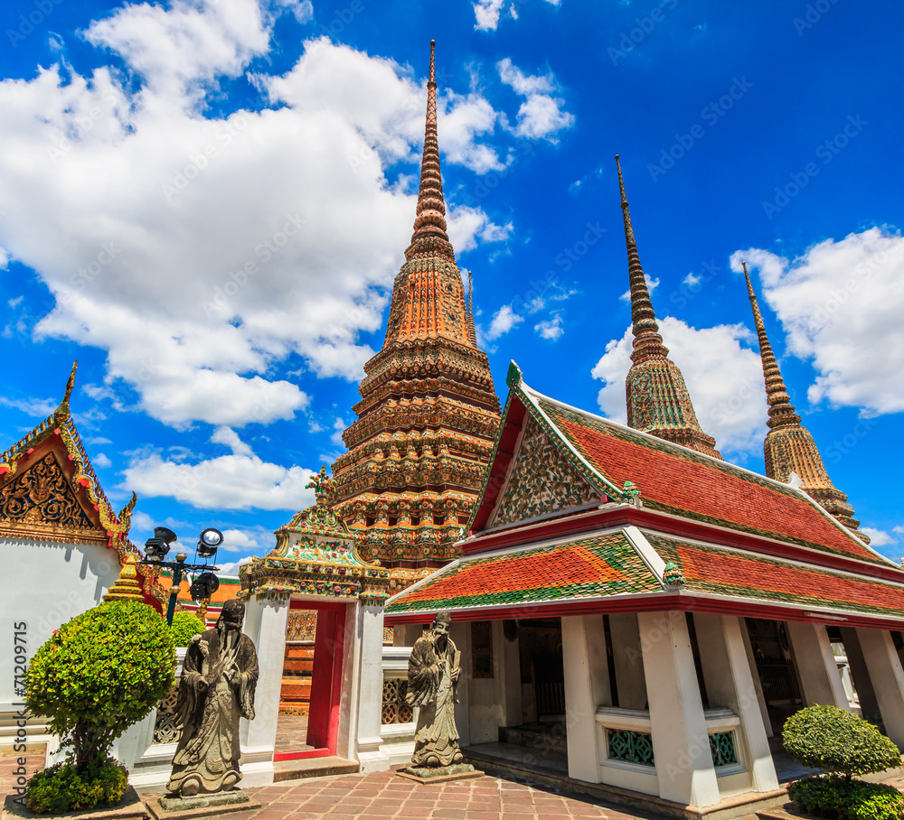 Wat Pho in Bangkok of Thailand