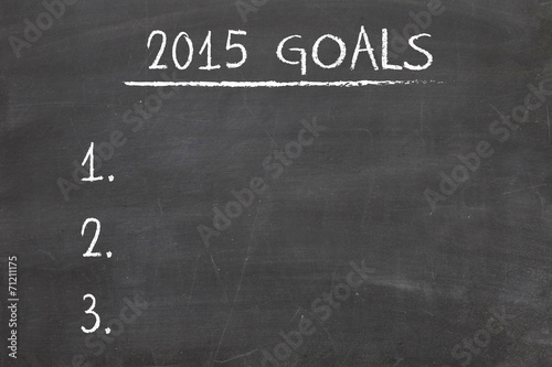 goals for year 2015 photo