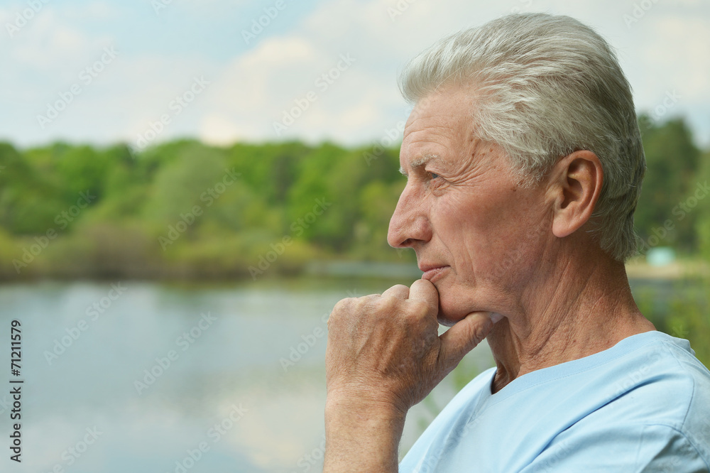 smiling elderly man smiling elderly man