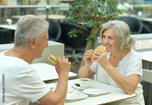 beautiful elderly couple