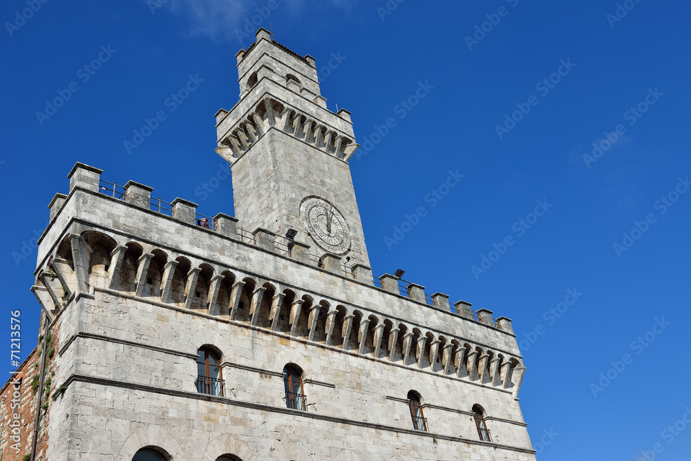 Palazzo comunale a Montepulciano, Toscana