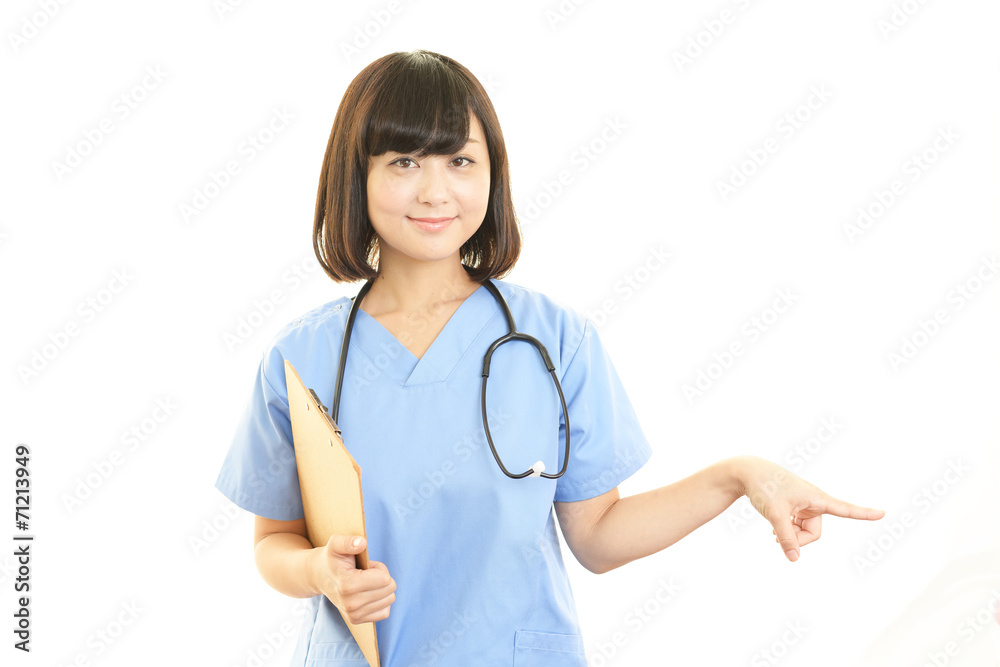 笑顔の女医 笑顔の女医