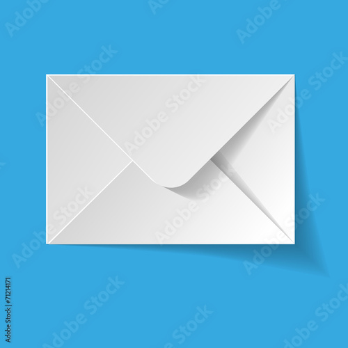 Enveloppe Hintergrund hellblau