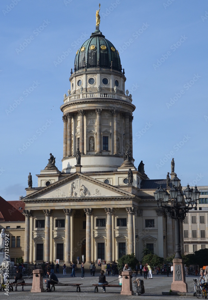 Obraz premium Der Franzoesische Dom in Berlin