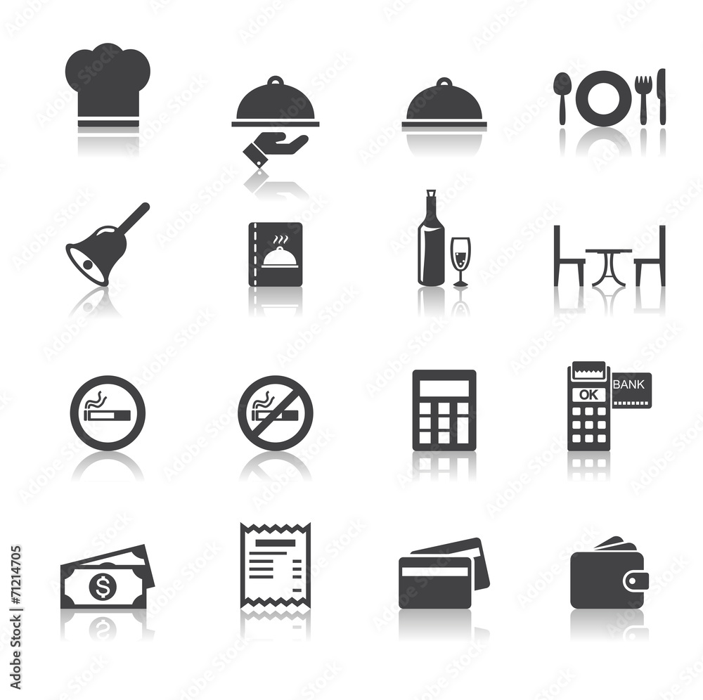 Restaurant icons Restaurant icons