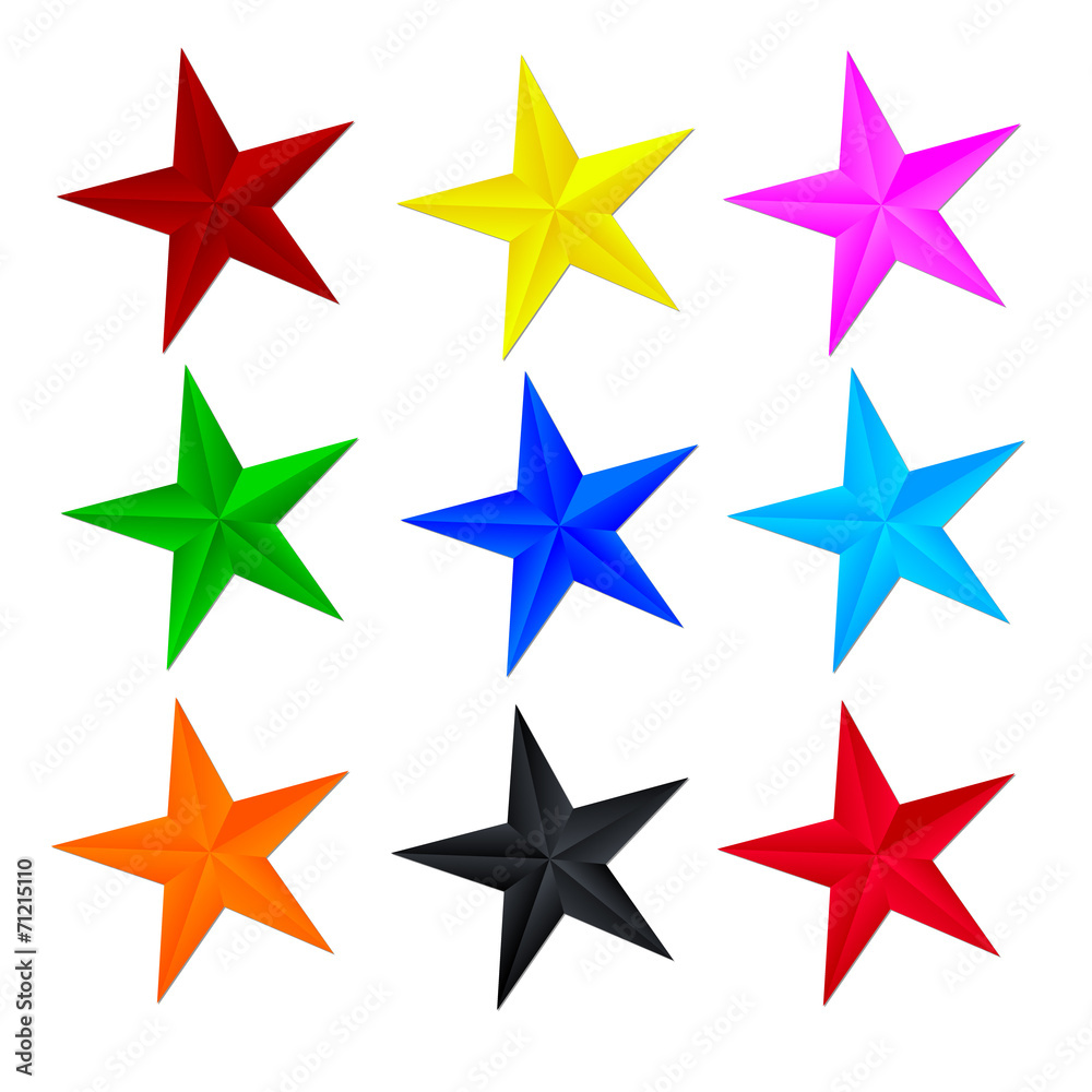 Star on a white background Star on a white background