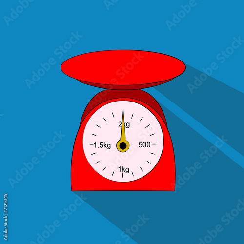 Weighing scales icon - Vector