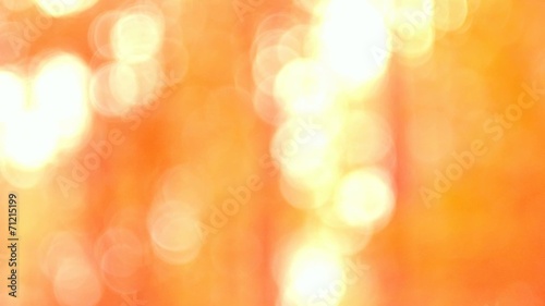 orange bokeh