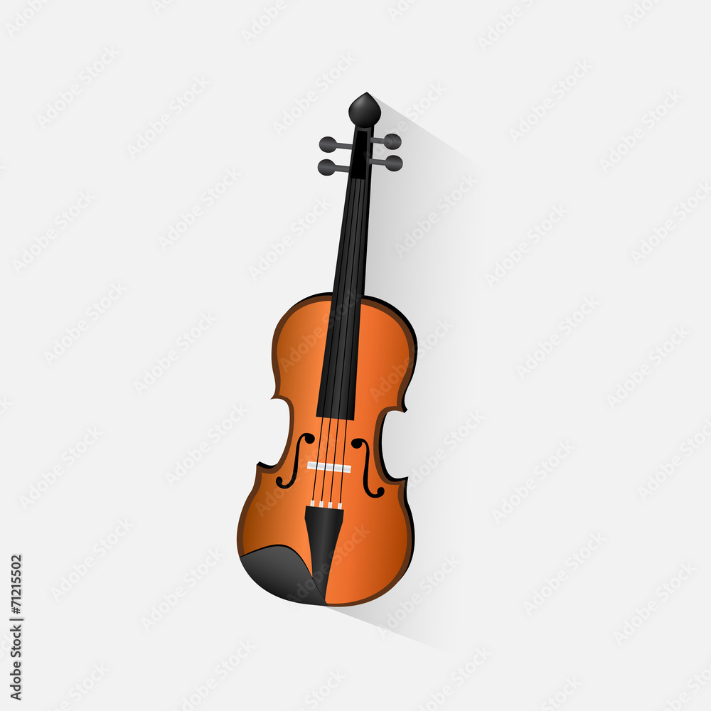 Fototapeta premium Violin vector