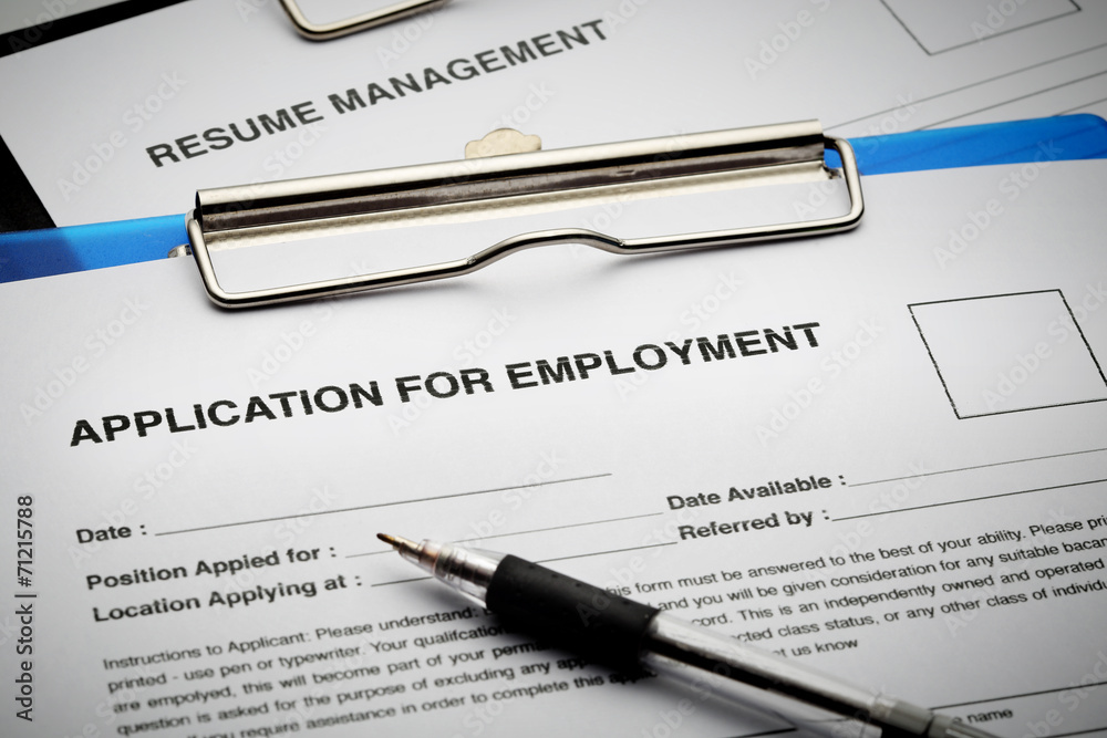 Apply for new job by Application and Resume Document Apply for new job by Application and Resume Document