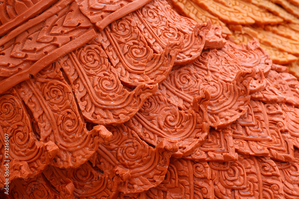 Candle festival in Thailand