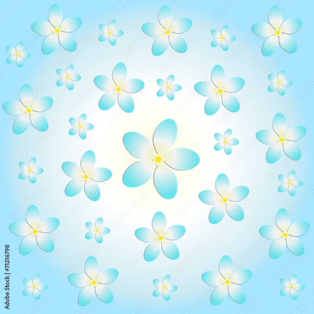 Beautiful seamless floral background Beautiful seamless floral background