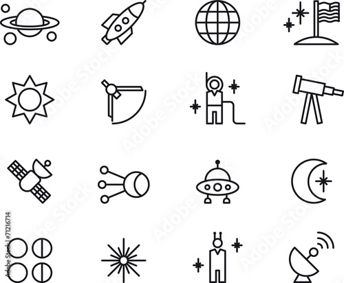 Atronomy, Astrology & Space icons
