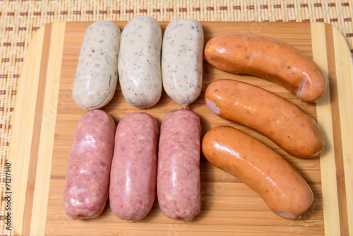 Meat sausages