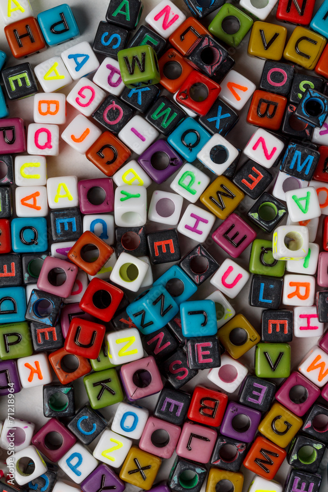 Acrylic cube letter Acrylic cube letter