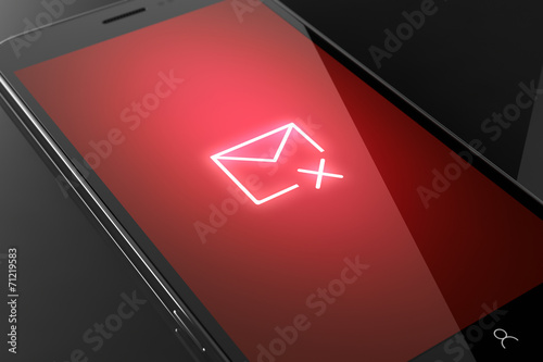 delete message  - custom smart phone concept