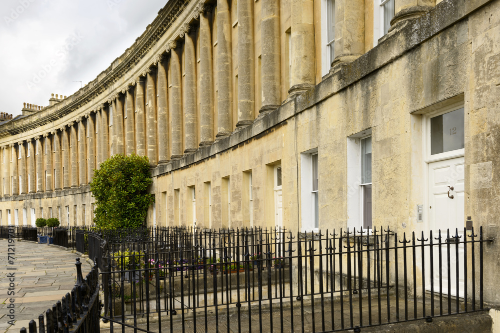 columns at the Royal crescent, Bath columns at the Royal crescent, Bath