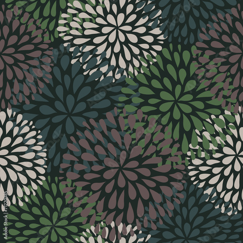 Wallpaper Mural Vector seamless pattern. Modern floral texture. Stylish abstract Torontodigital.ca