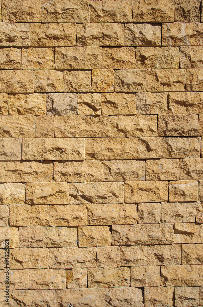 Obraz premium Stone wall closeup