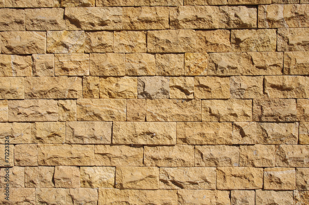Obraz premium Stone wall closeup