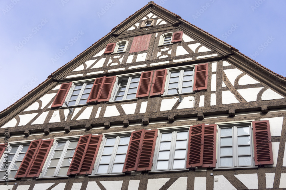 Fachwerkgebäude in Tübingen, Deutschland Fachwerkgebäude in Tübingen, Deutschland