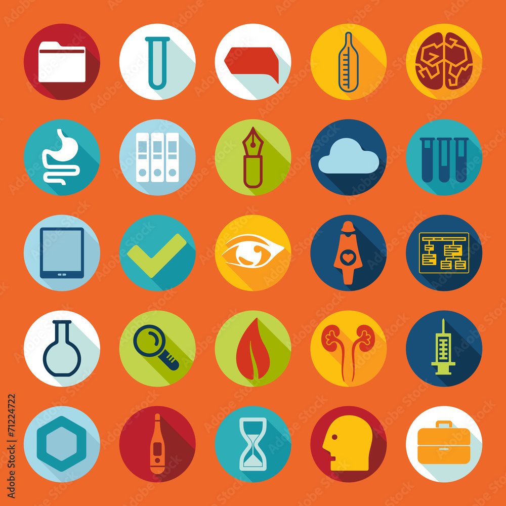 Set of medical icons Set of medical icons