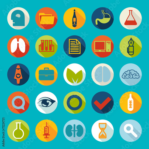 Set of medical icons