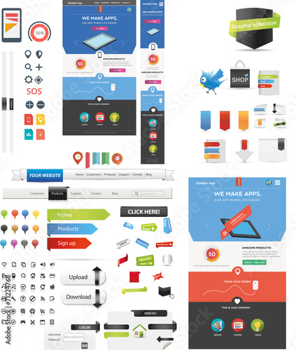 Huge collection of web graphics
