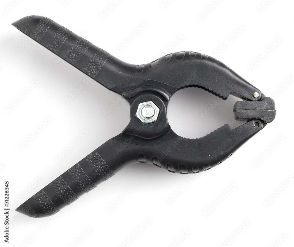 Obraz premium Clamp Studio Clip on White background