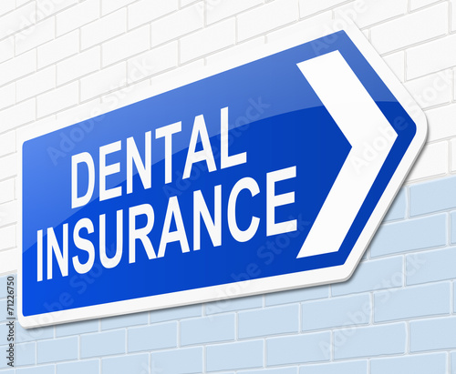 Dental insurance concept.