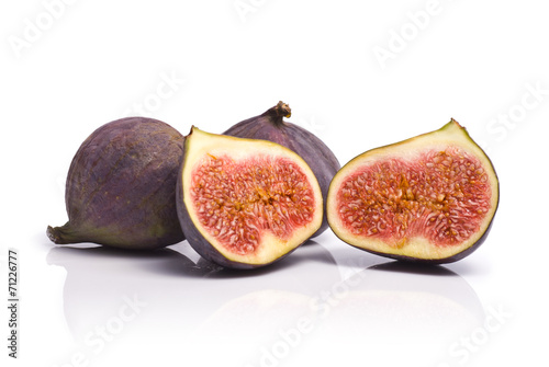 Figs isolated on white