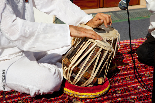 Traditional indian tabla drums photo