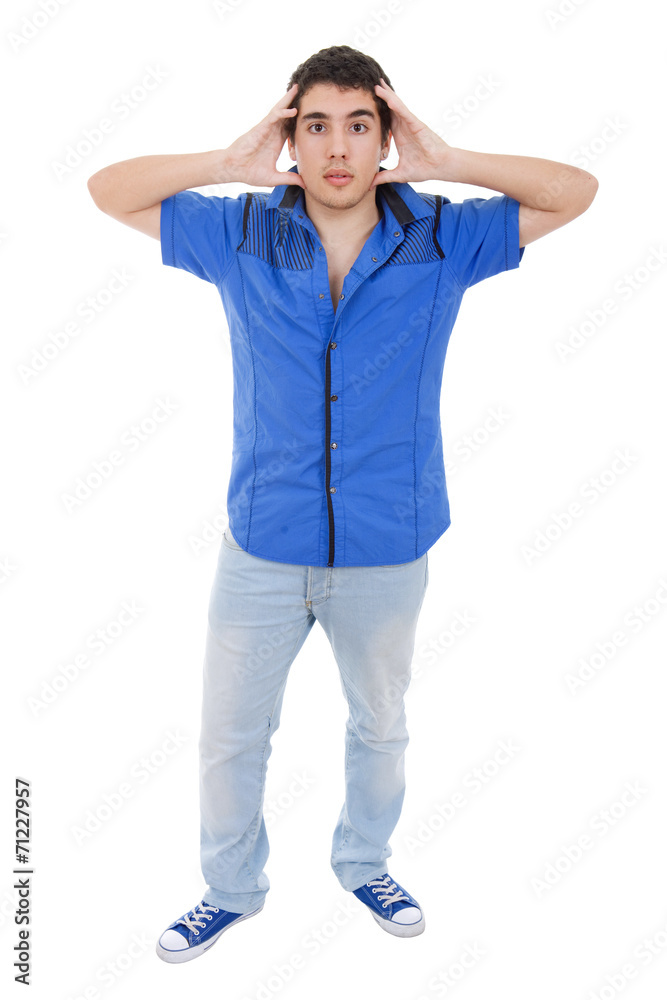young casual man young casual man