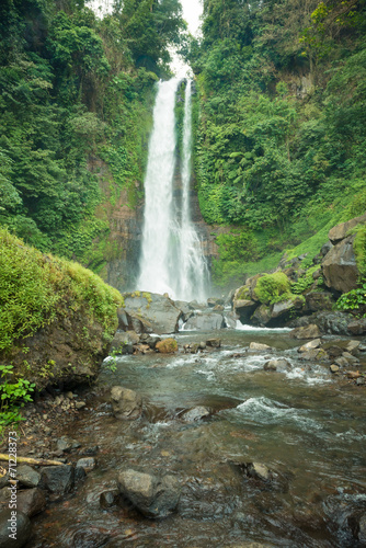 Waterfall in Bali jungle