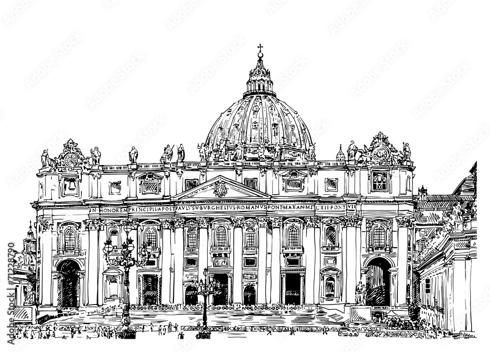 St. Peter's Cathedral, Rome, Vatican, Italy