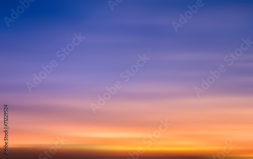 Blur of sunset sky illustration © PeoGeo