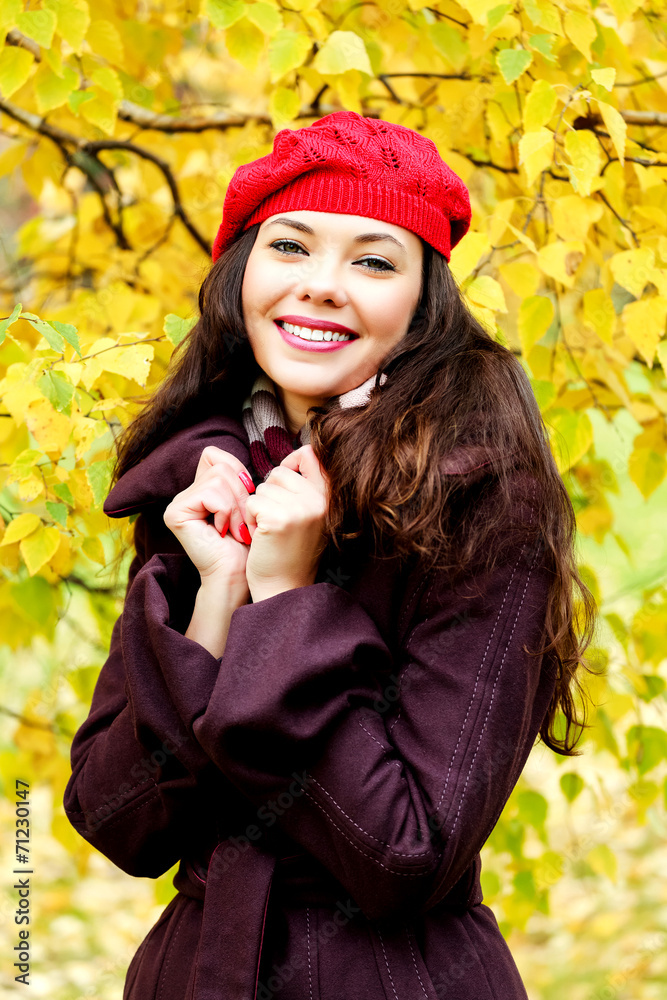 Young woman posing outdoors Young woman posing outdoors