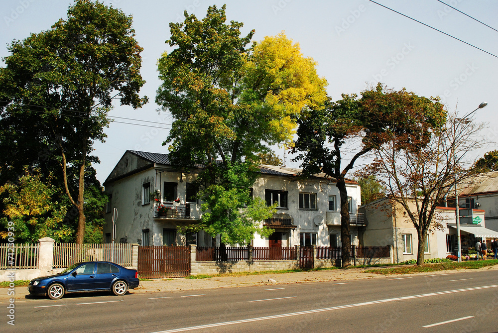 Vilnius city Savanoriu street on September 12, 2014