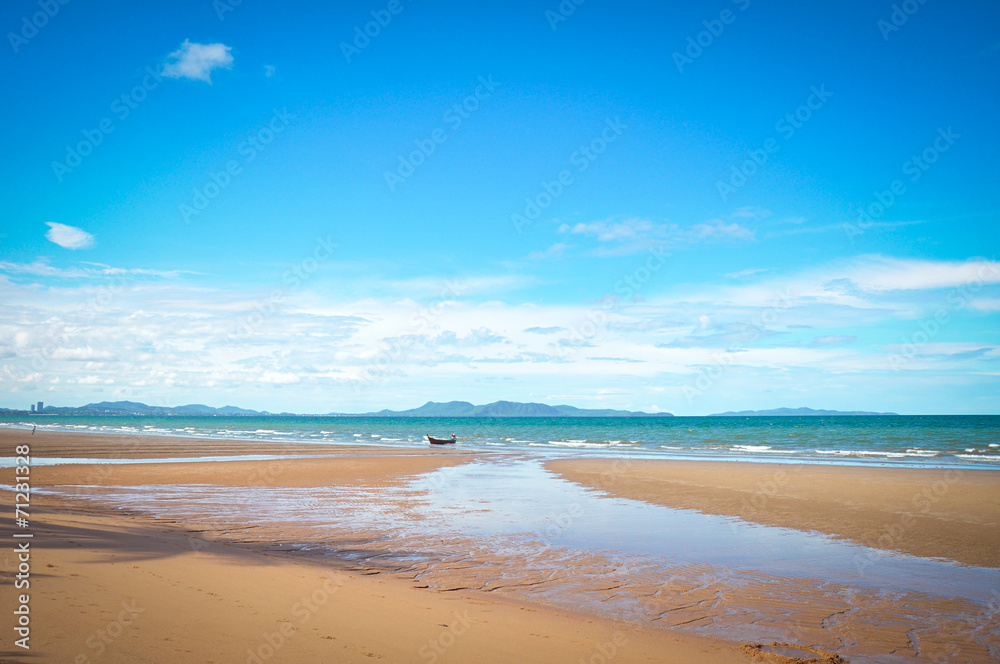 Obraz premium Beach when the tide is low