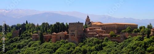 L'Alhambra depuis le Mirador de San Nicolas, Grenade