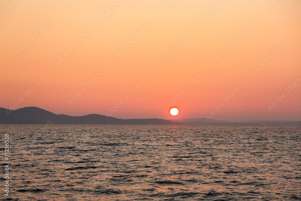 Beautiful landscape with sea and clouds Beautiful landscape with sea and clouds
