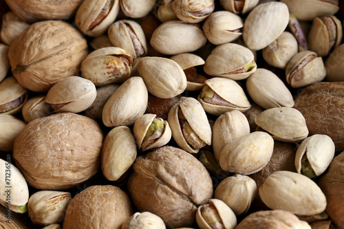 pistachios and walnuts