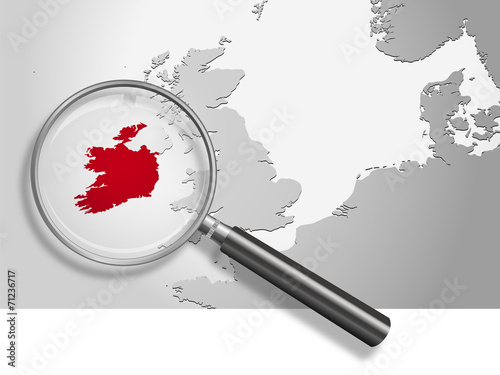 Landkarte *** Europa Irland