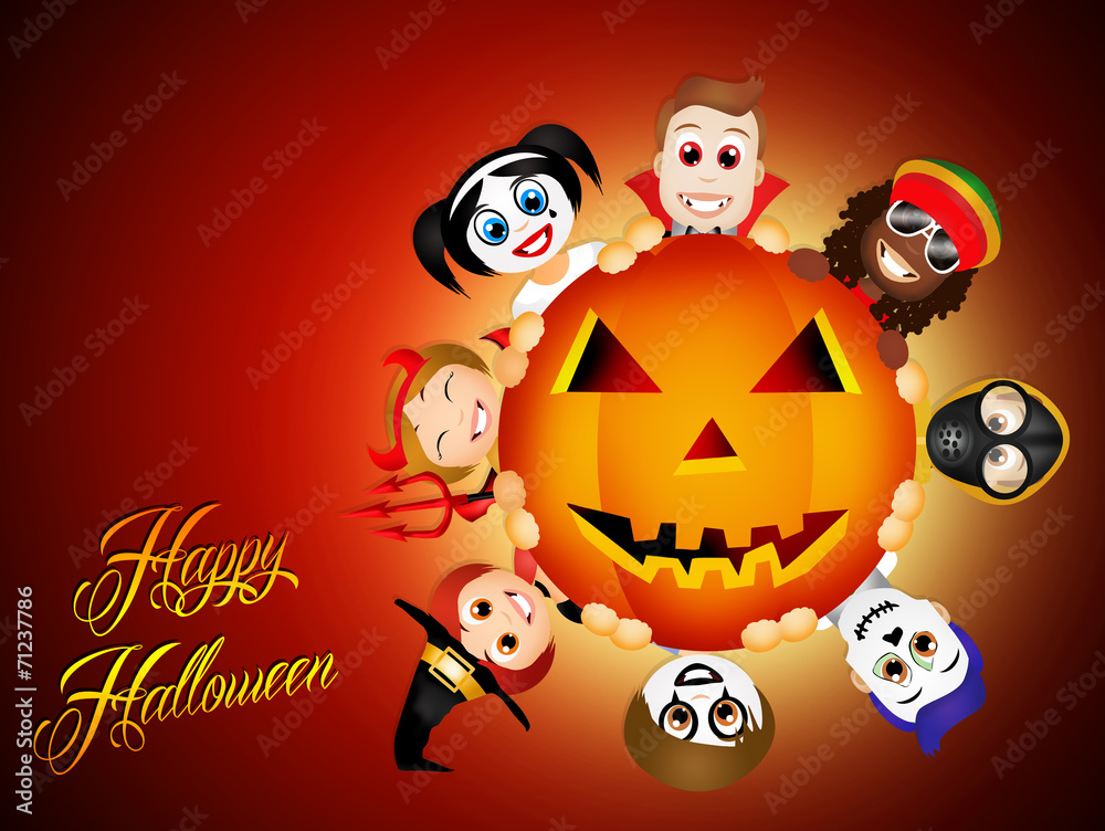 Obraz premium Halloween costumes