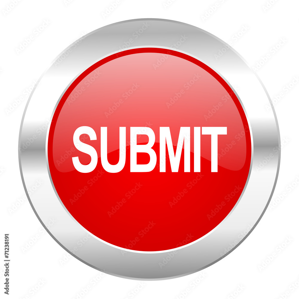 submit red circle chrome web icon isolated submit red circle chrome web icon isolated