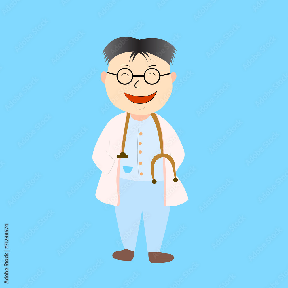 Cartoon doctor,vector Cartoon doctor,vector